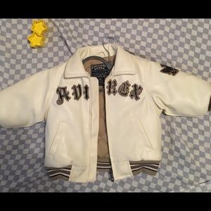 - Faux Leather Toddler Jacket